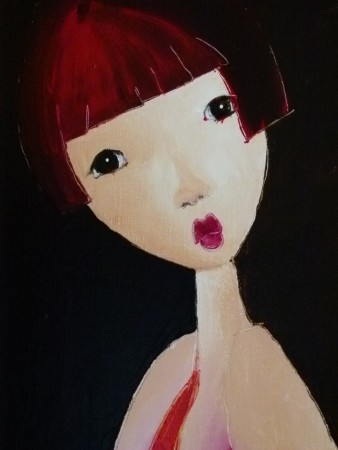 La coupe au carré - 55x46 -